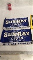2  Sun-Ray cigar ads