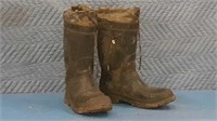 Pair of mud boots size 9