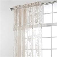 COLLECTIONS ONE LACE PANEL SIZE 56 X 63 INCHES