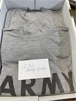 2 Army shirt size xl