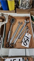 Proto 1/2" Ratchet and Comination Wrenches