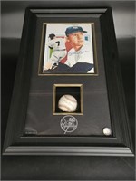 Certified Autograph Mickey Mantle Photo & Baseball