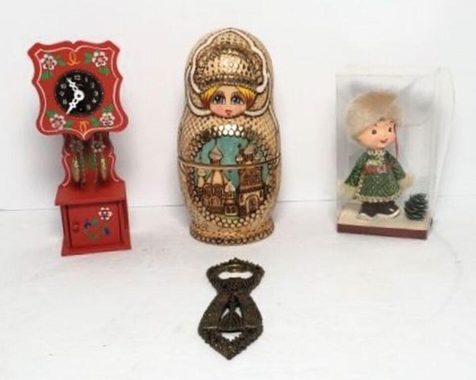 Signed Russian Nesting Doll 7 Layers