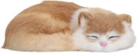 Furry Sleeping Cat Figurine
