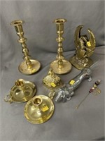 Baldwin and Decorative Brasswares with Stick Pin