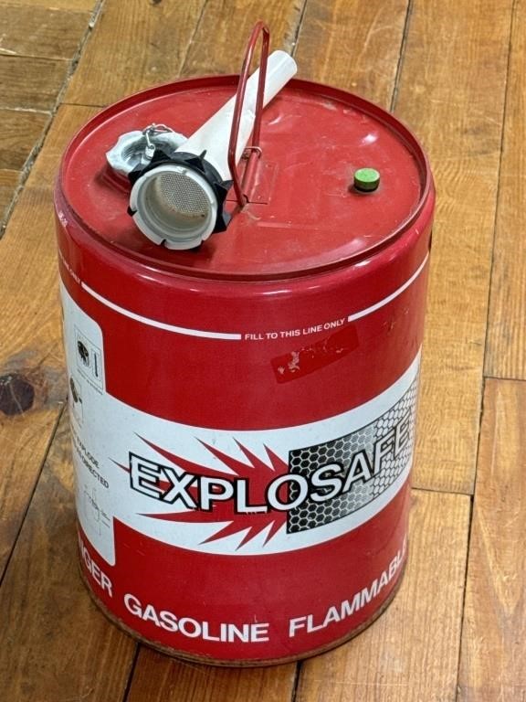 5 Gallon Explosafe Gasoline Can and Spout