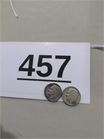 1951 and 1956 Roosevelt Dimes