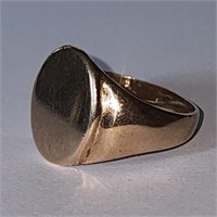 Vintage / Antique 14K Yellow Gold Signet Ring