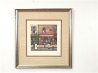 Michel Delacroix Lithograph 17.5" x 19"