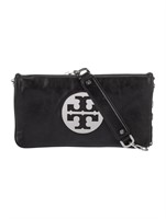 Tory Burch Black Leather Shoulder Bag