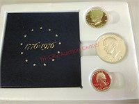 US Mints Bicentennial Silver Proof set