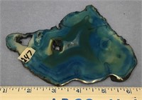 Choice on 2 (246-247), approx. 4" x 6" blue agate