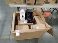 LOT, ASSORTED TOILET PAPER & SOAP DISPENSERS