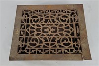 Antique Cast Iron Heat Grill Cover