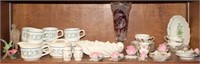 Shelf lot; Lenox Bowls, Rosenthal Pompadour