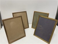 (4)  8x10 Metal Picture Frames