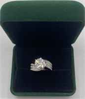 18k Plated Engagement Ring
