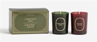 H&M Home 2 pack Christmas scented candles - small
