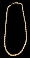 THICK 14 Kt Men’s Rope Chain