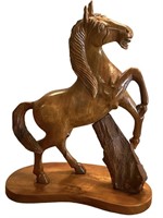 Vintage Hand Carved Horse