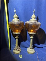 Vintage Set of 2 Lamps designed by Francis Barry