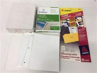 Paper, Labels, Cardstock & Notepads
