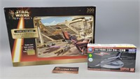 Star Wars Puzzle & Ultra Hawk Model Kit Ban Dai