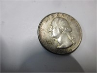 1964 silver quarter