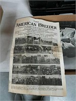 1914 copy of American Breeder newspaper