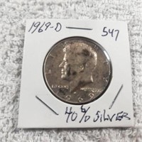 1969D Kennedy Half 40% Silver