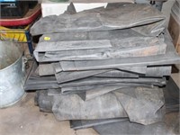 A Large Stack of Pond Liners