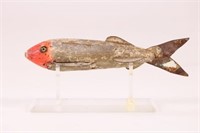 Early 5.25" Fish Spearing Decoy by Unknown