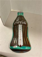 Coke Advertising Metal Thermometer