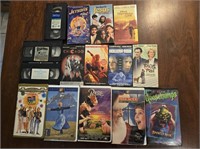 Assorted Old VHS Tapes (15)