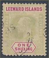 LEEWARD ISLANDS #37 USED FINE-VF