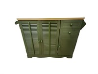 Green Wooden Cabinet