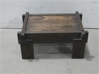 20.5"x 29"x 14" Wood Side Table