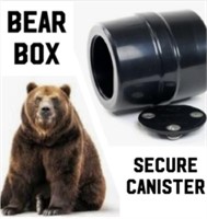 $110 BEAR BOX SECURE CANISTER