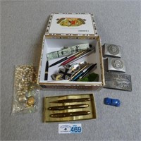 Waldorf Pen Set, Belt Buckles, Etc