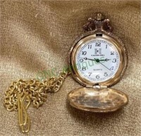 Calvin Hill pocket watch with hunting motif   1273