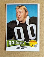 1975 Topps Jim Otto HOF Card #497