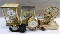 Clocks: Waltham Orazel, Bucherer Travel Alarm