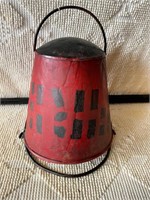 Metal Bucket (2 Handles, Curved Bottom)
