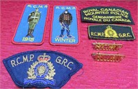 RCMP Lot 7 Patches & Titles Royal Canadian Mounted