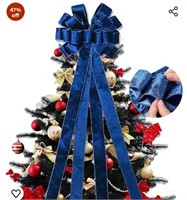 New, RECUTMS Christmas Tree Topper Bow Christmas