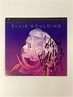 Autograph COA Ellie Goulding CD sleeve