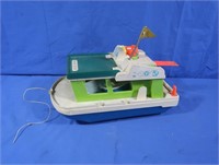 Vintage Fisher Price Pull Toy Boat