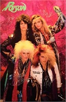 Poison signed promo poster