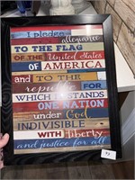 FRAMED FLAG ART