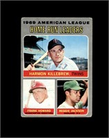 1970 Topps #66 Home Run Leaders VG to VG-EX+